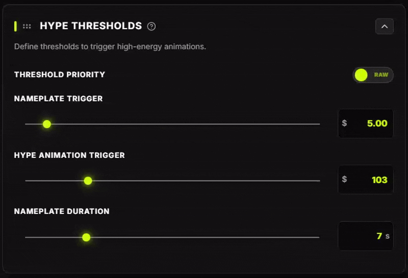 Hype Overlay Thresholds Demo